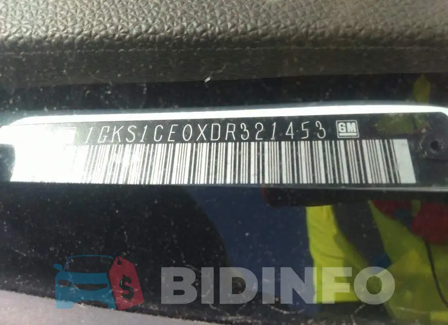 1GKS1CE0XDR321453 Photo# 9