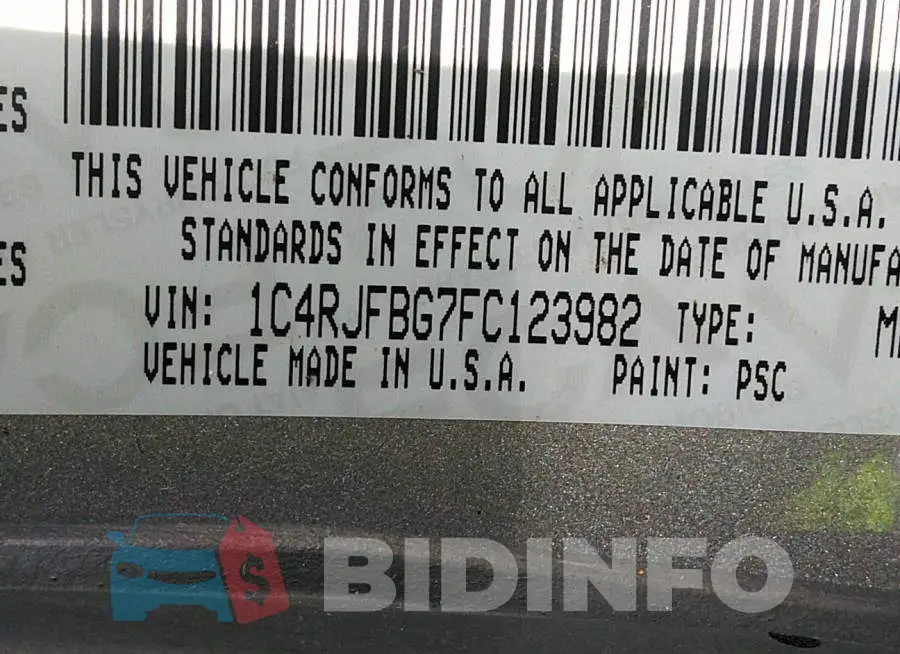1C4RJFBG7FC123982 Photo# 9