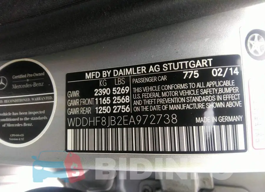 WDDHF8JB2EA972738 Photo# 9
