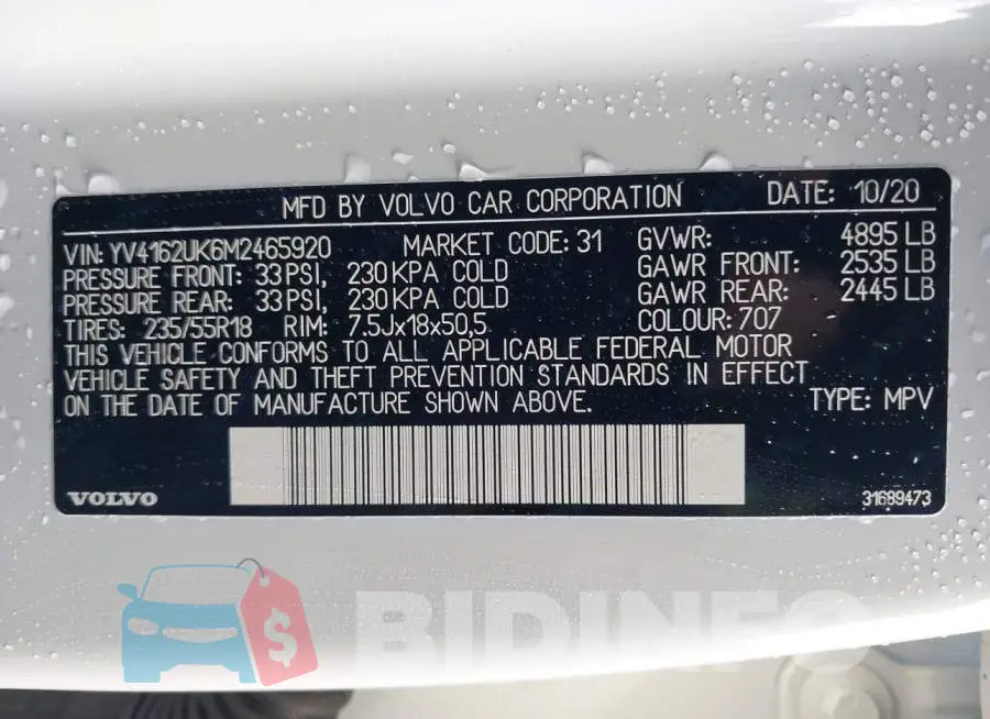 YV4162UK6M2465920 Photo# 9