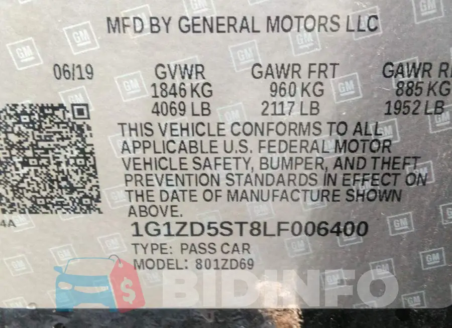 1G1ZD5ST8LF006400 Photo# 9