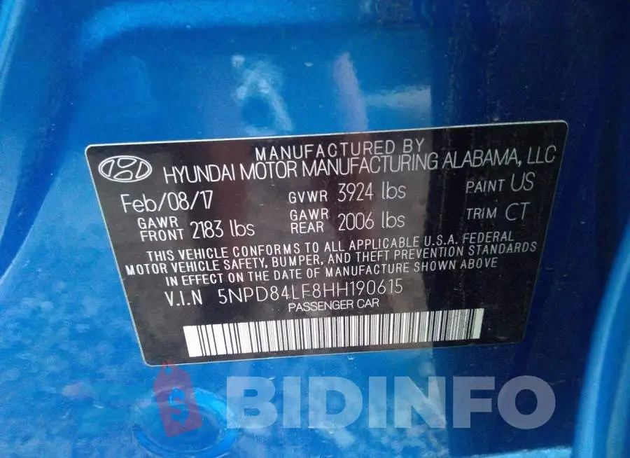 5NPDH4LF8HH190615 Photo# 9