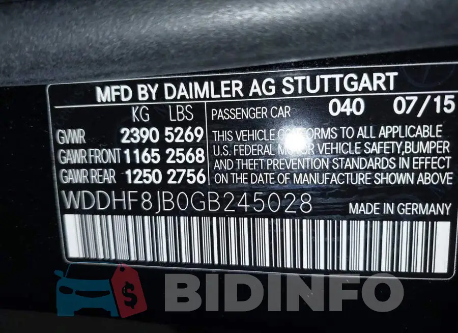 WDDHF8JB0GB245028 Photo# 9