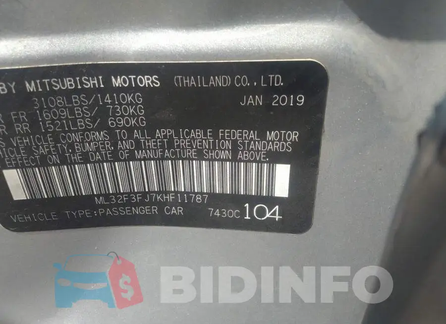 ML32F3FJ7KHF11787 Photo# 9