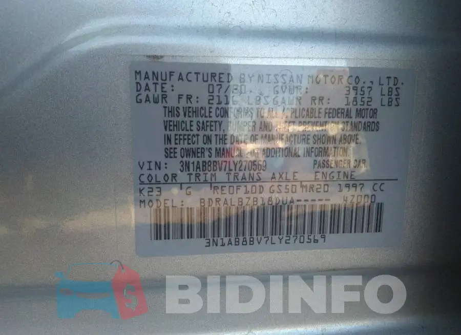 3N1AB8BV7LY270569 Photo# 9