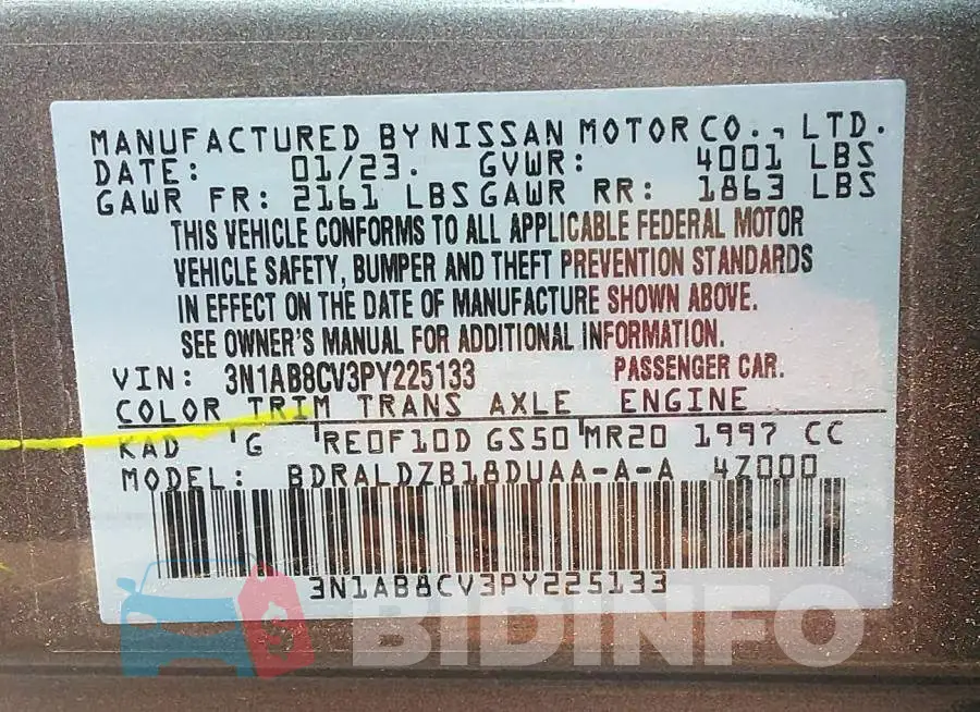 3N1AB8CV3PY225133 Photo# 9