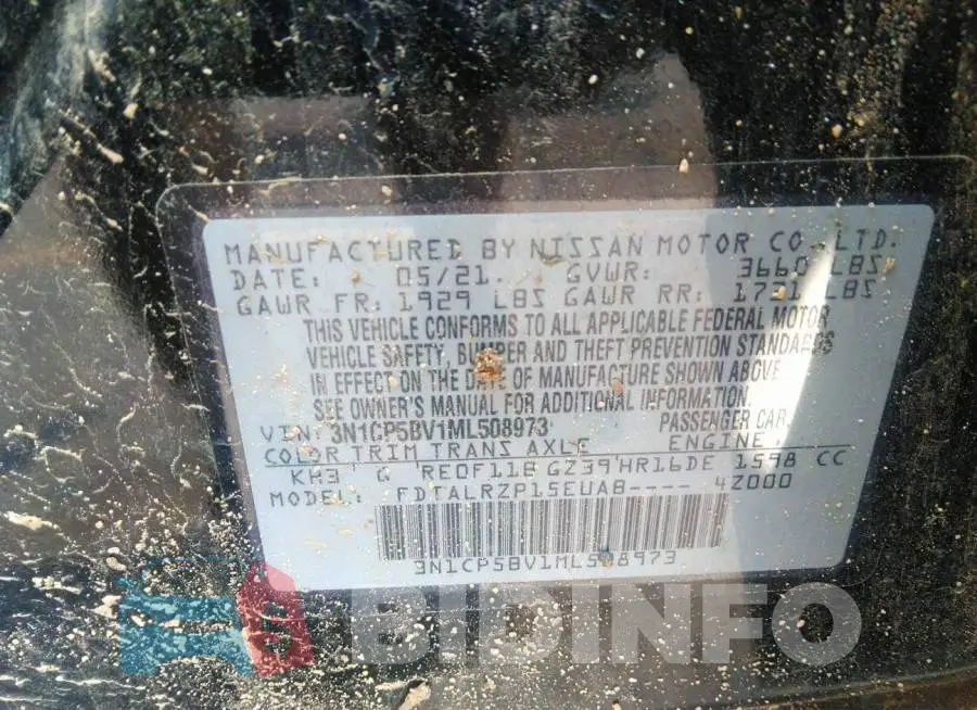 3N1CP5BV1ML508973 Photo# 9