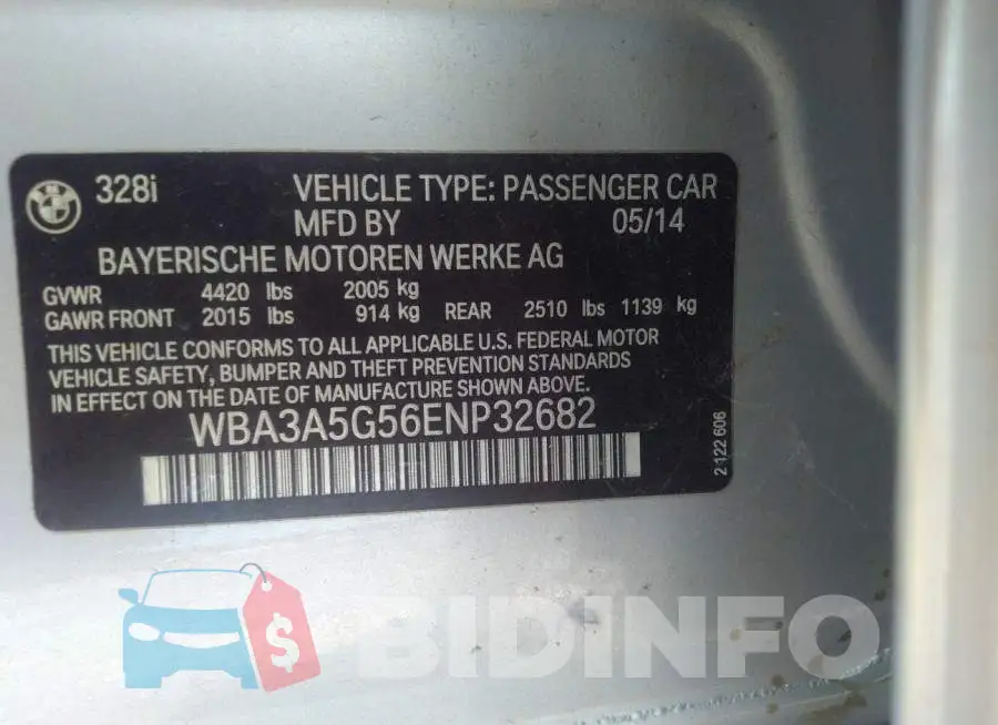 WBA3A5G56ENP32682 Photo# 9