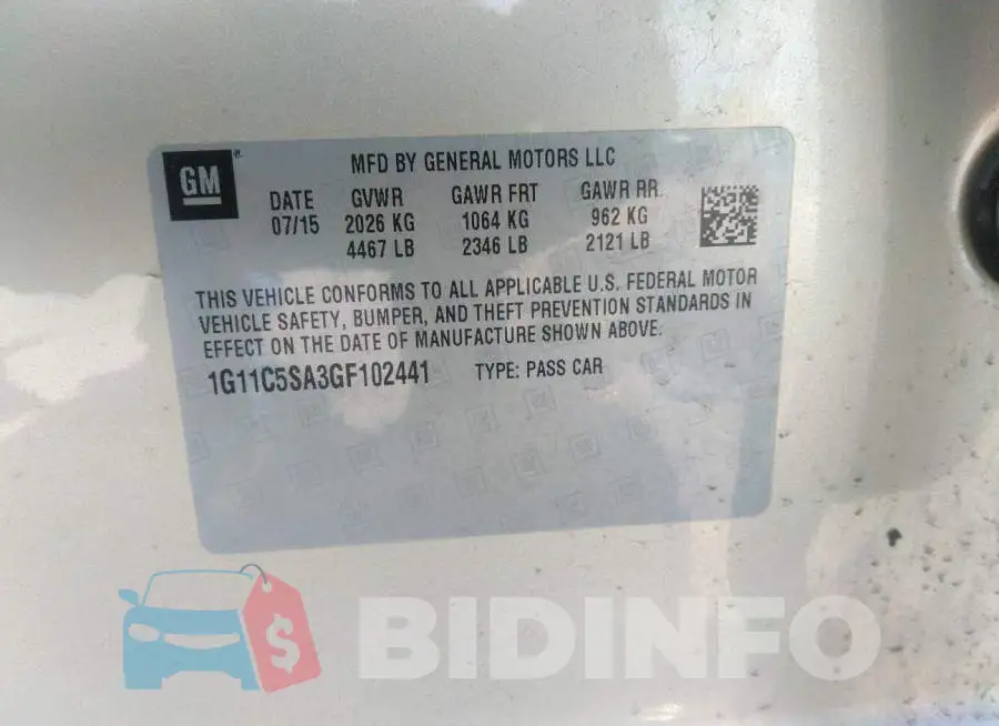 1G11C5SA3GF102441 Photo# 9