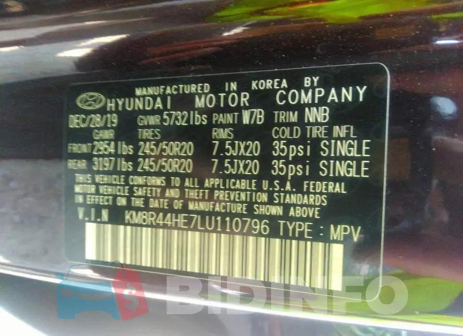 KM8R44HE7LU110796 Photo# 9