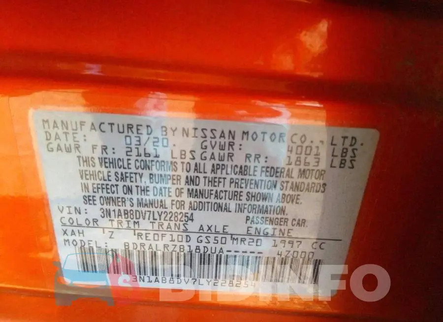 3N1AB8DV7LY228254 Photo# 9