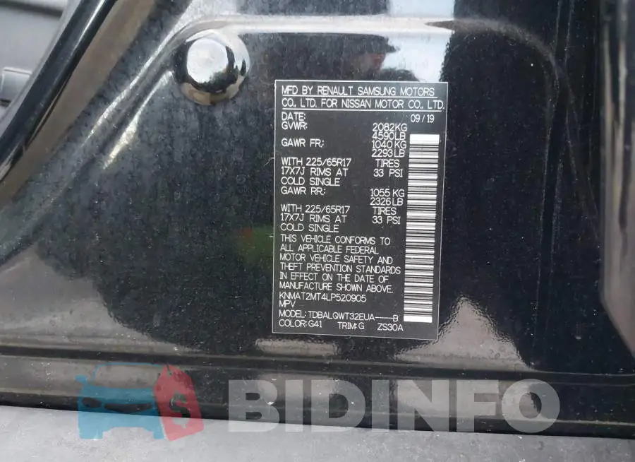 KNMAT2MT4LP520905 Photo# 9