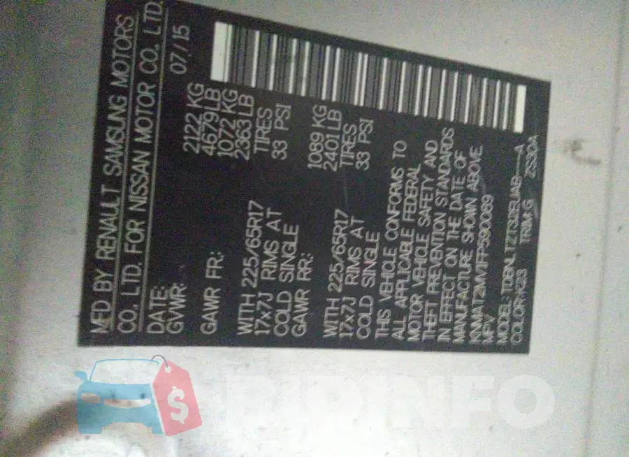 KNMAT2MV1FP590089 Photo# 9
