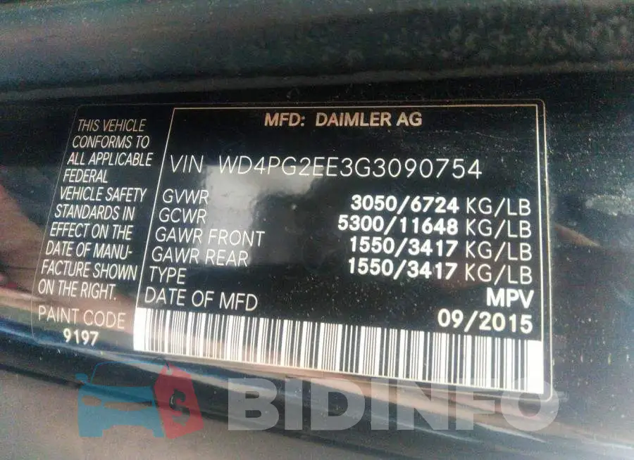 WD4PG2EE3G3090754 Photo# 9