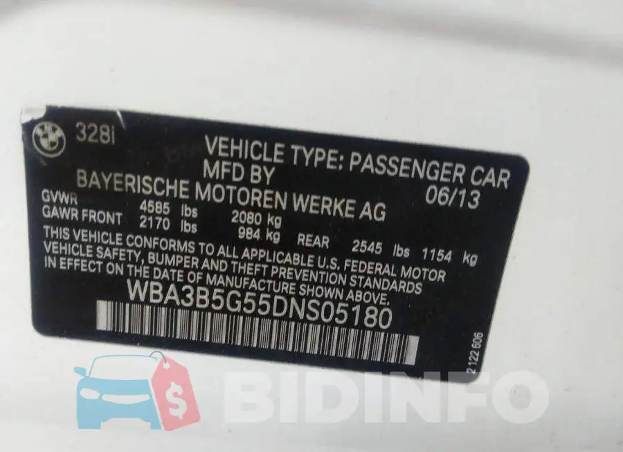 WBA3B5G55DNS05180 Photo# 9