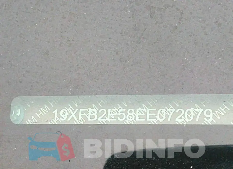 19XFB2E58EE072079 Photo# 9