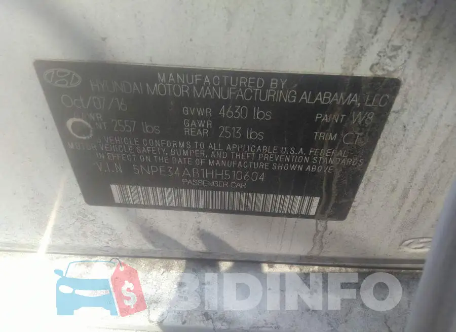 5NPE34AB1HH510604 Photo# 9