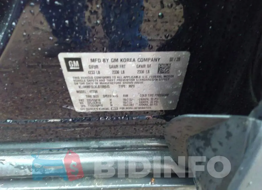 KL4MMFSLXLB108645 Photo# 9