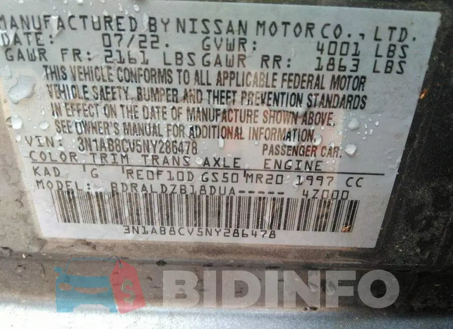 3N1AB8CV5NY286478 Photo# 9