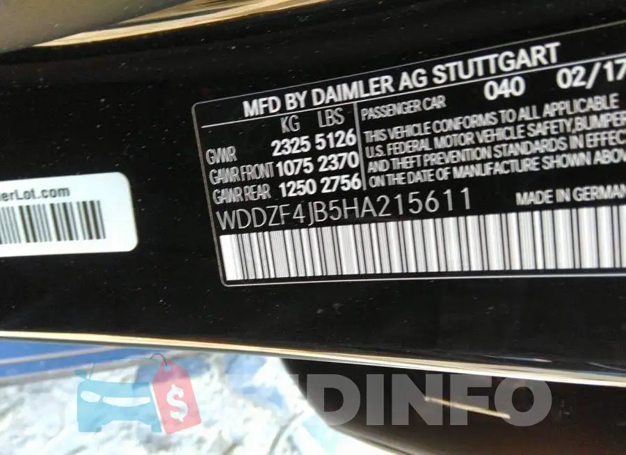 WDDZF4JB5HA215611 Photo# 9