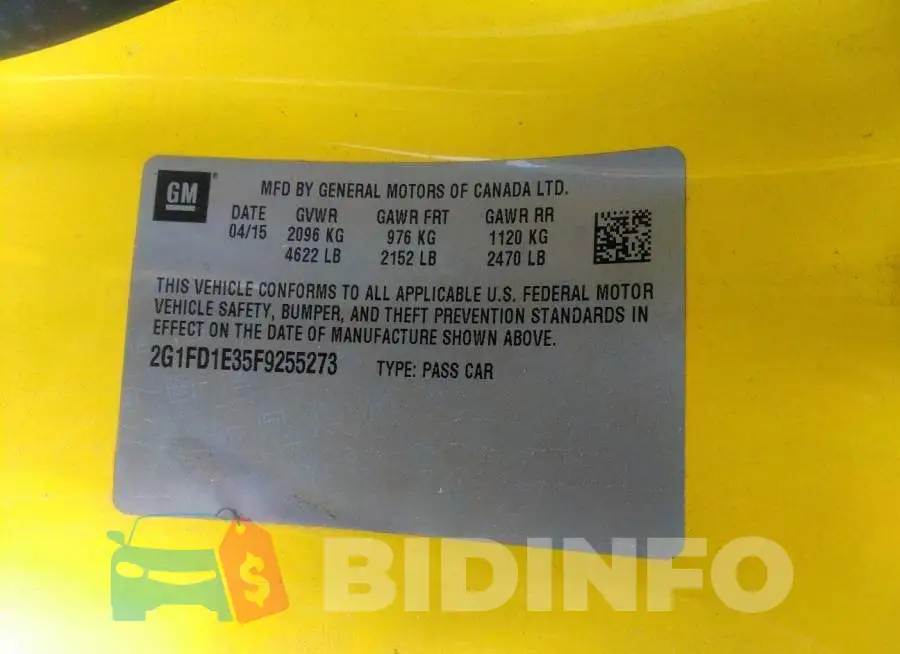 2G1FD1E35F9255273 Photo# 9