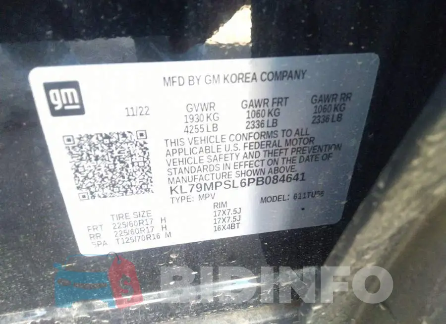 KL79MPSL6PB084641 Photo# 9