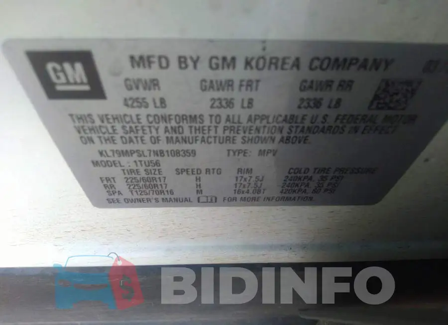 KL79MPSL7NB108359 Photo# 9