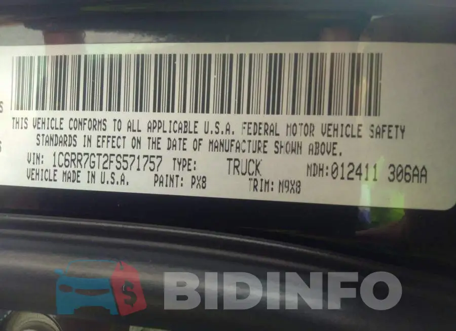 1C6RR7GT2FS571757 Photo# 9