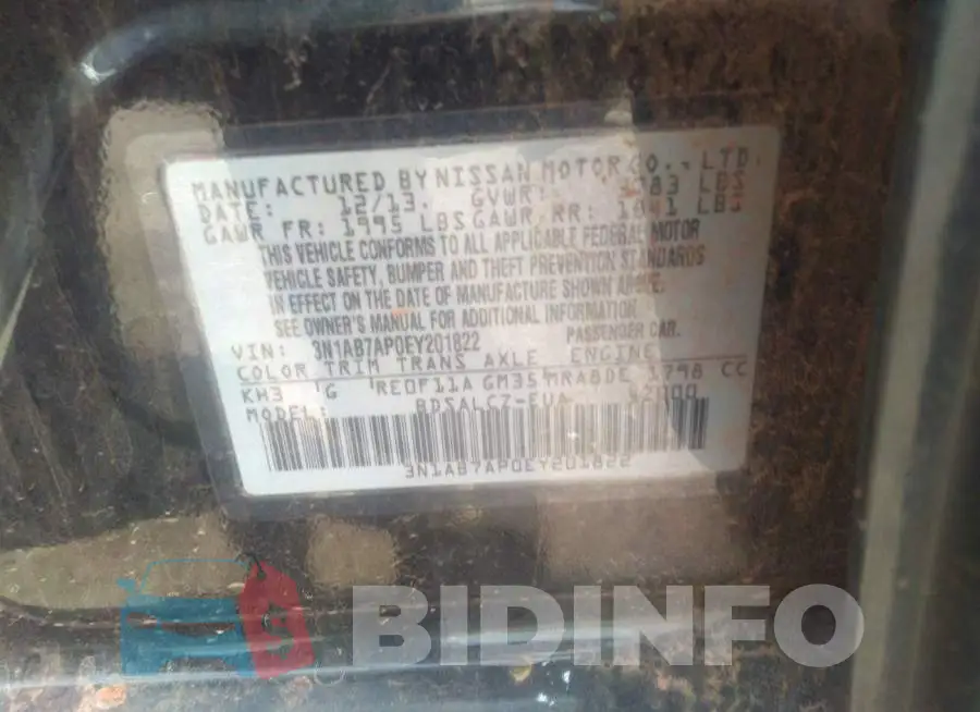 3N1AB7AP0EY201822 Photo# 9