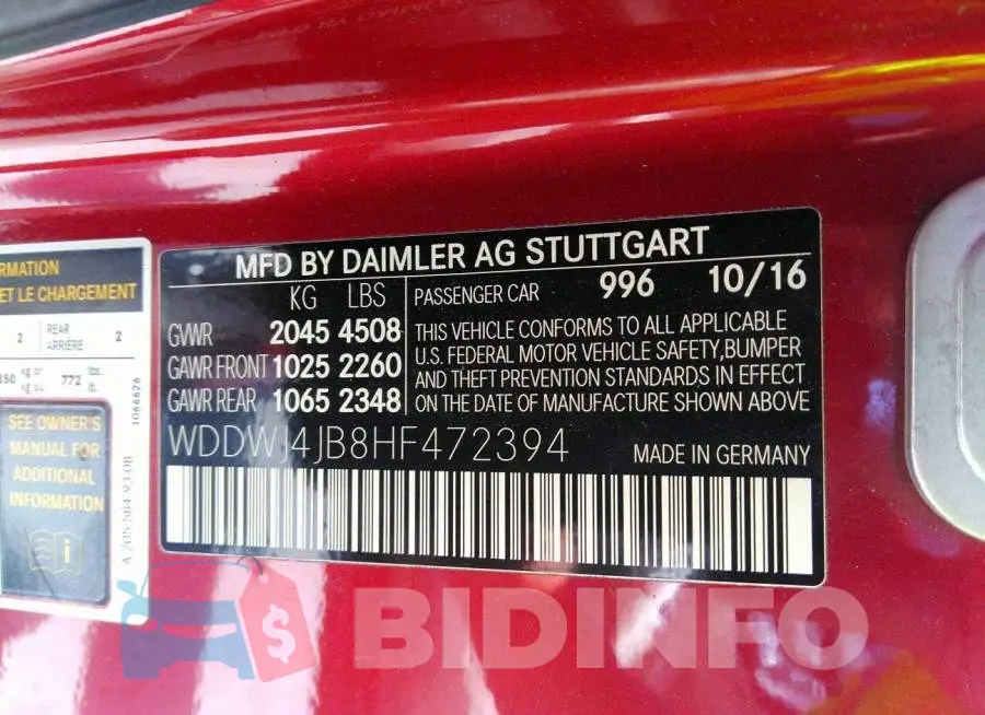WDDWJ4JB8HF472394 Photo# 9