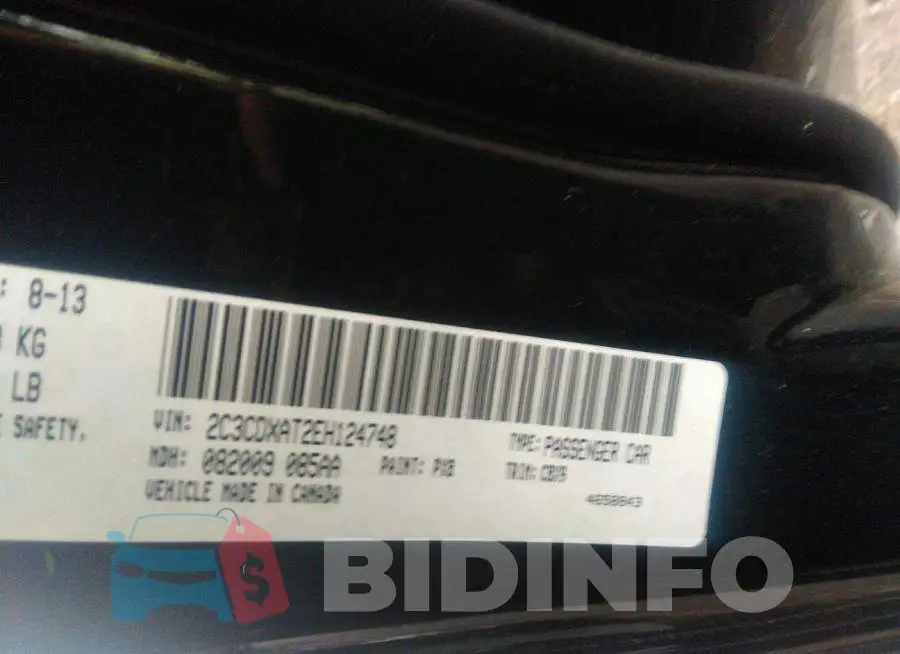 2C3CDXAT2EH124748 Photo# 9