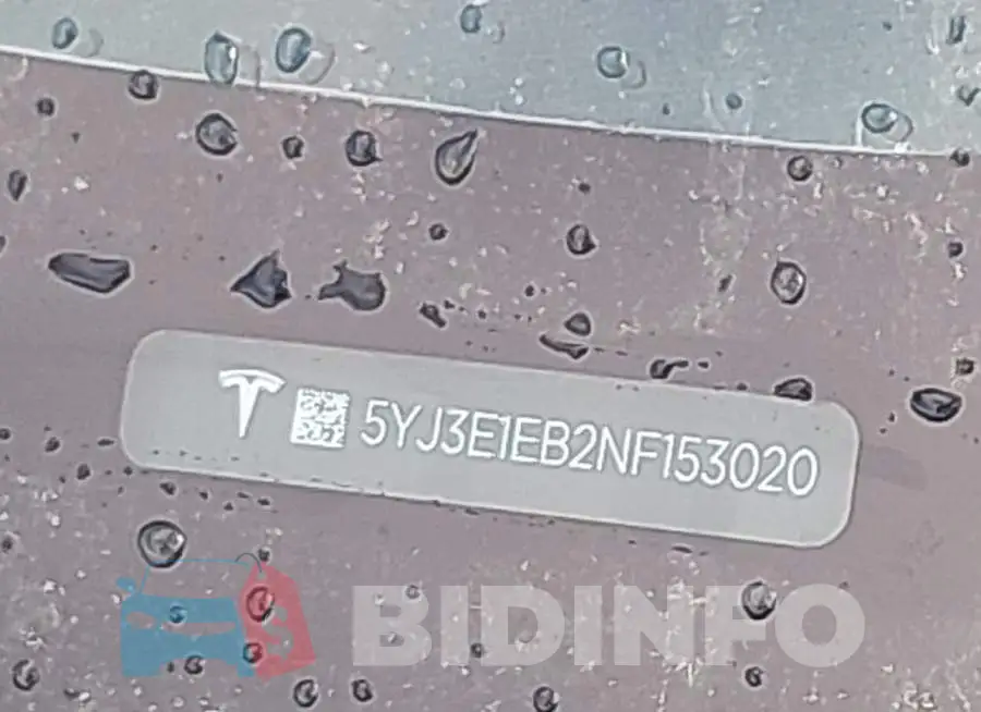 5YJ3E1EB2NF153020 Photo# 9