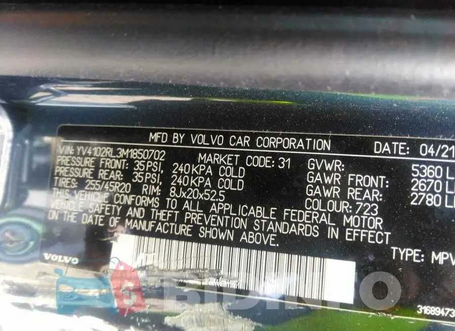 YV4102RL3M1850702 Photo# 9