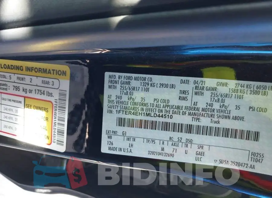 1FTER4EH1MLD44510 Photo# 9