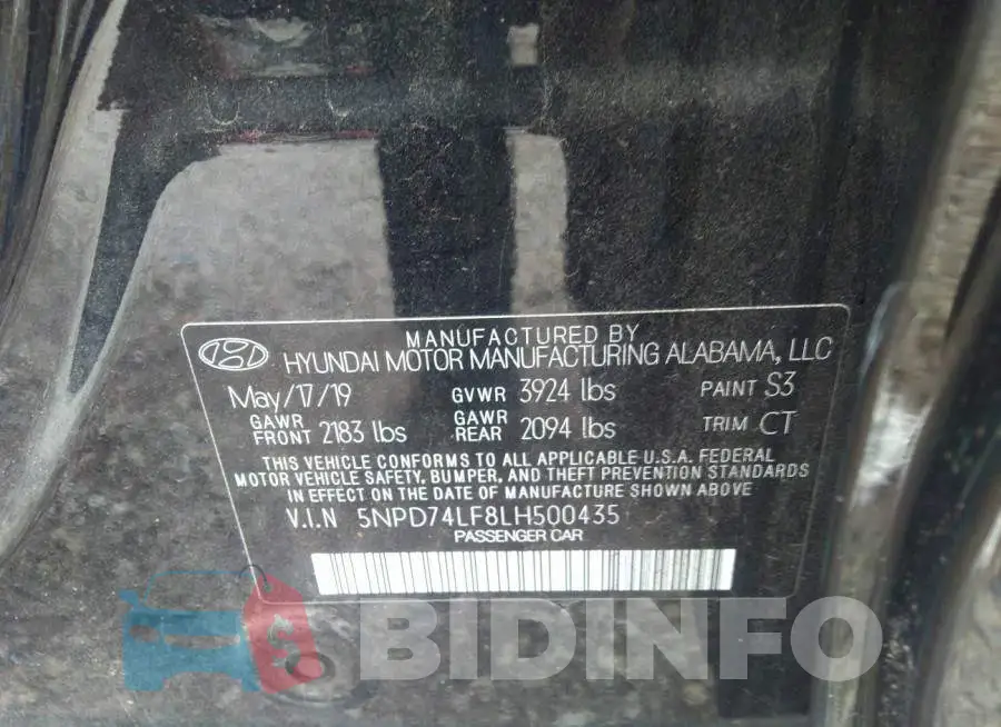 5NPD74LF8LH500435 Photo# 9