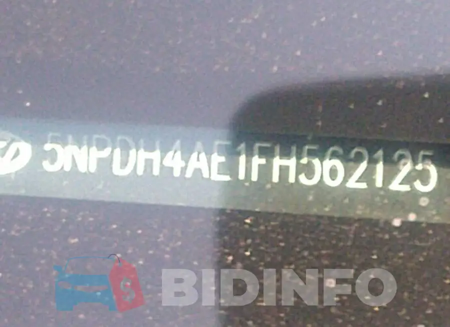 5NPDH4AE1FH562125 Photo# 9