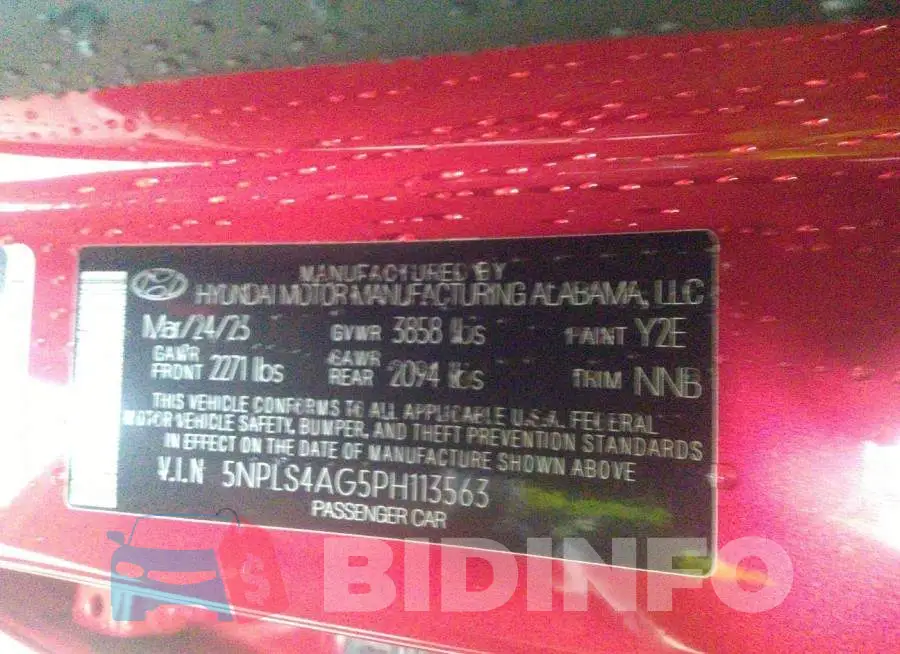 5NPLS4AG5PH113563 Photo# 9