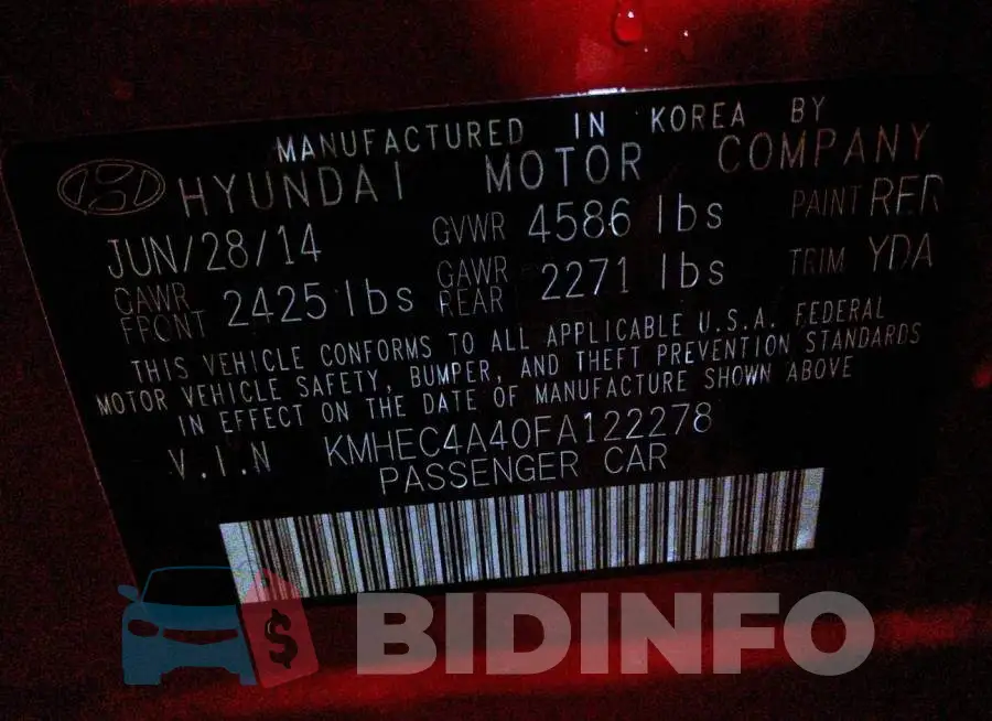 KMHEC4A40FA122278 Photo# 9