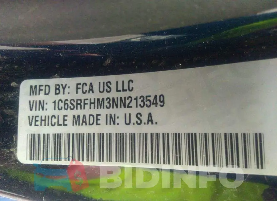 1C6SRFHM3NN213549 Photo# 9