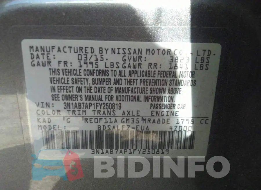3N1AB7AP1FY250819 Photo# 9