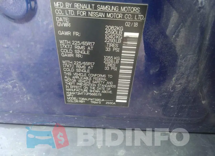 KNMAT2MT7JP568573 Photo# 9