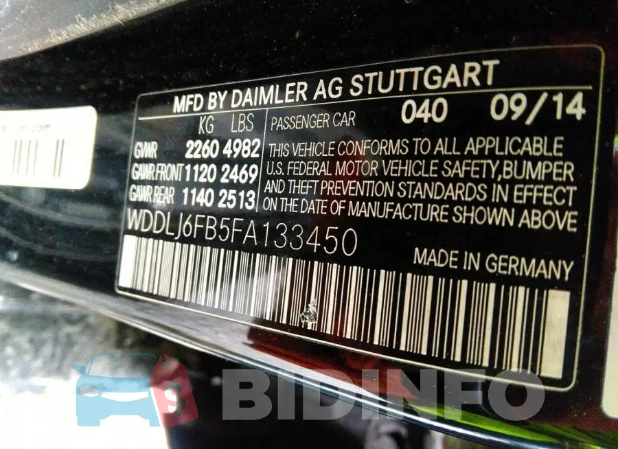 WDDLJ6FB5FA133450 Photo# 9