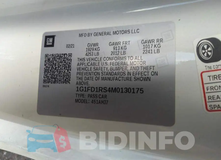1G1FD1RS4M0130175 Photo# 9