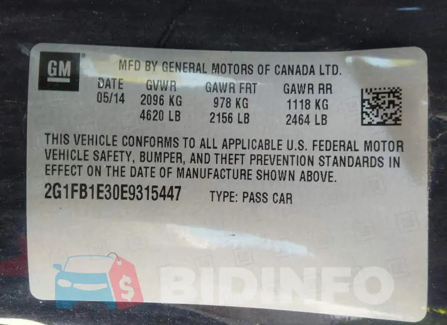 2G1FB1E30E9315447 Photo# 9