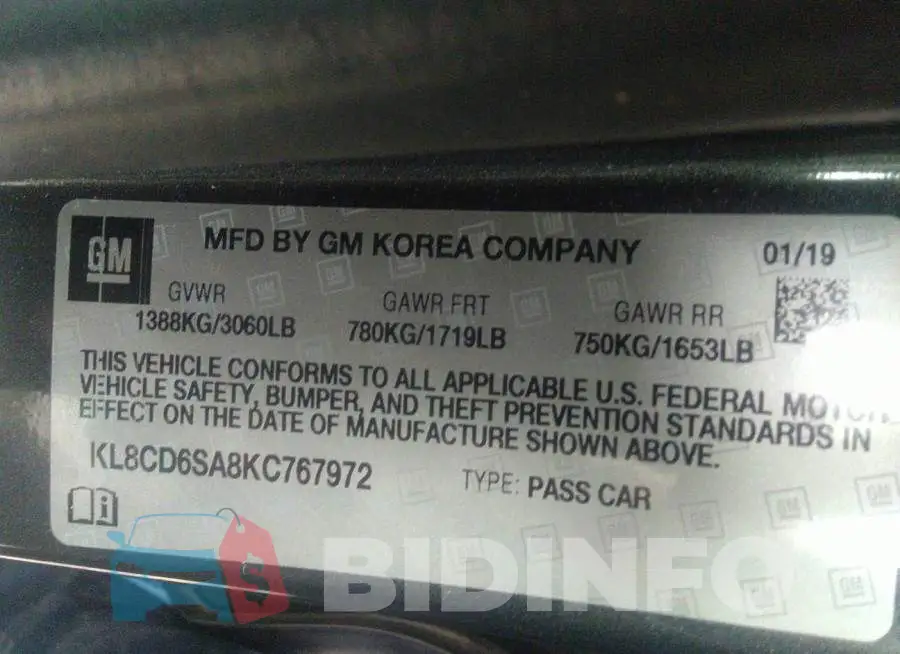 KL8CD6SA8KC767972 Photo# 9