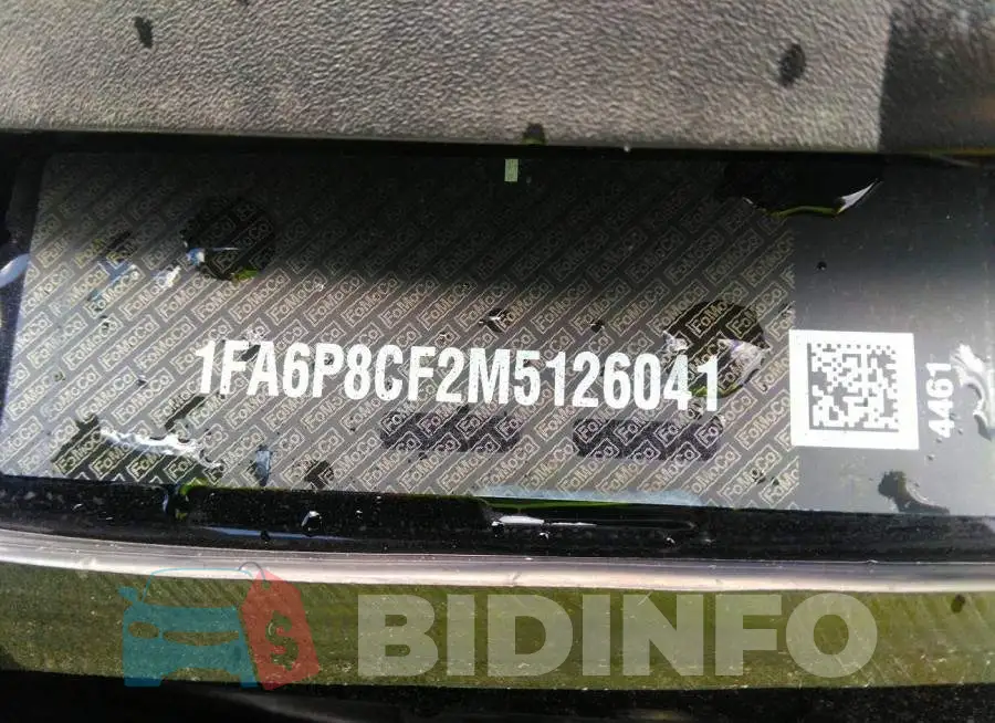 1FA6P8CF2M5126041 Photo# 9