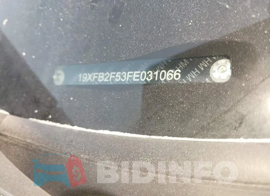 19XFB2F53FE031066 Photo# 9