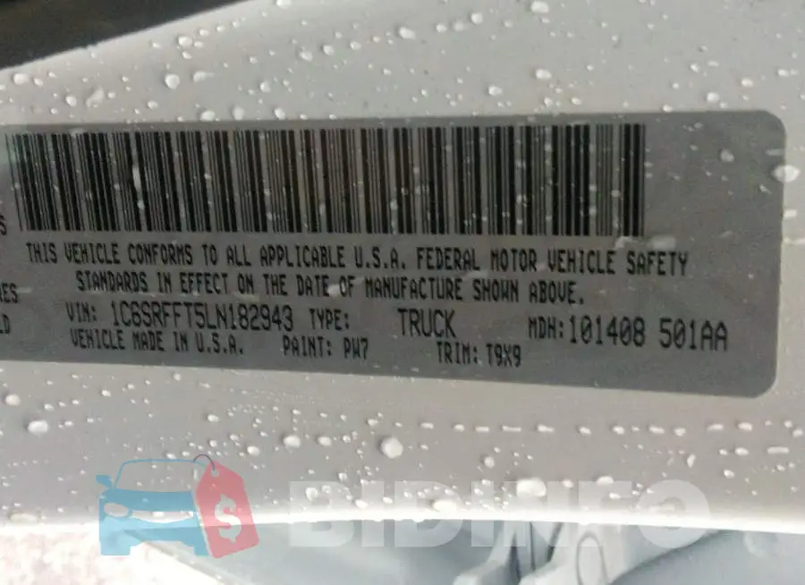 1C6SRFFT5LN182943 Photo# 9