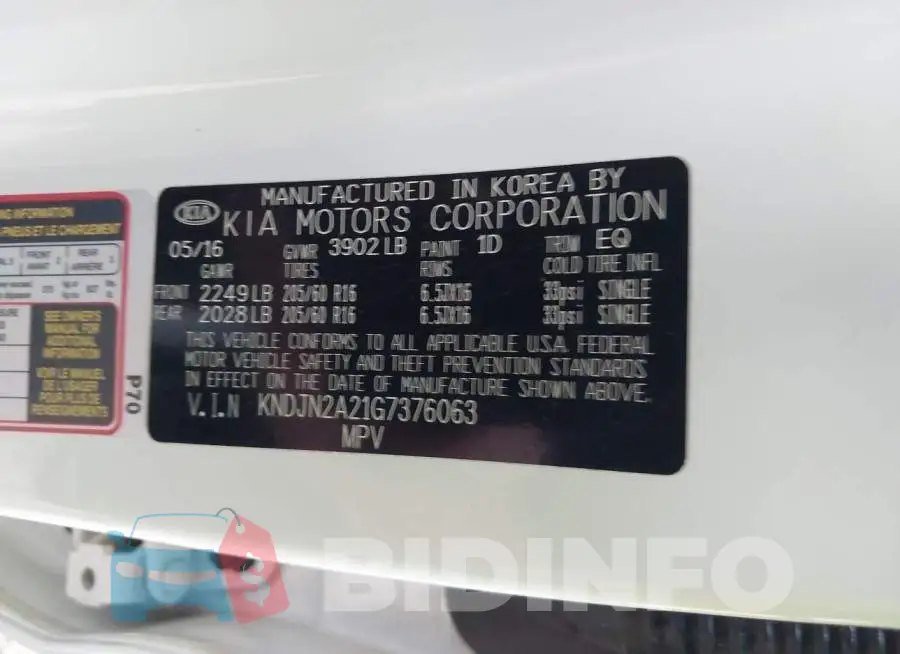 KNDJN2A21G7376063 Photo# 9