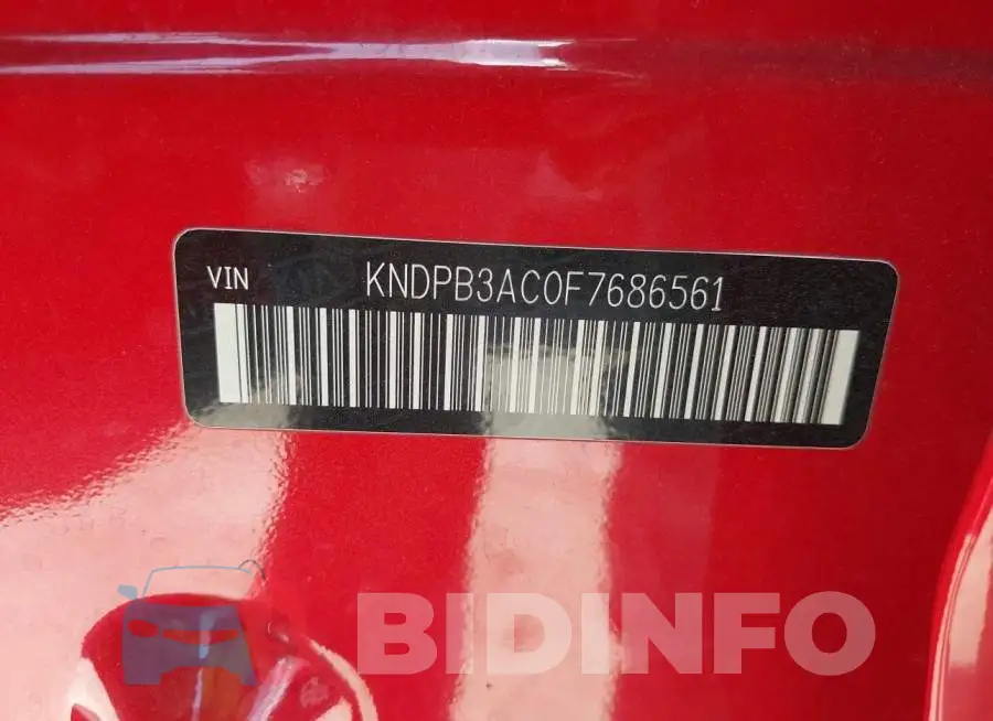 KNDPB3AC0F7686561 Photo# 9